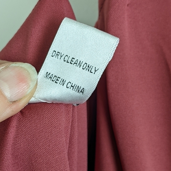 BILL Levkoff Rose wood Chiffon Dress with Spaghetti straps 10 - Picture 10 of 16